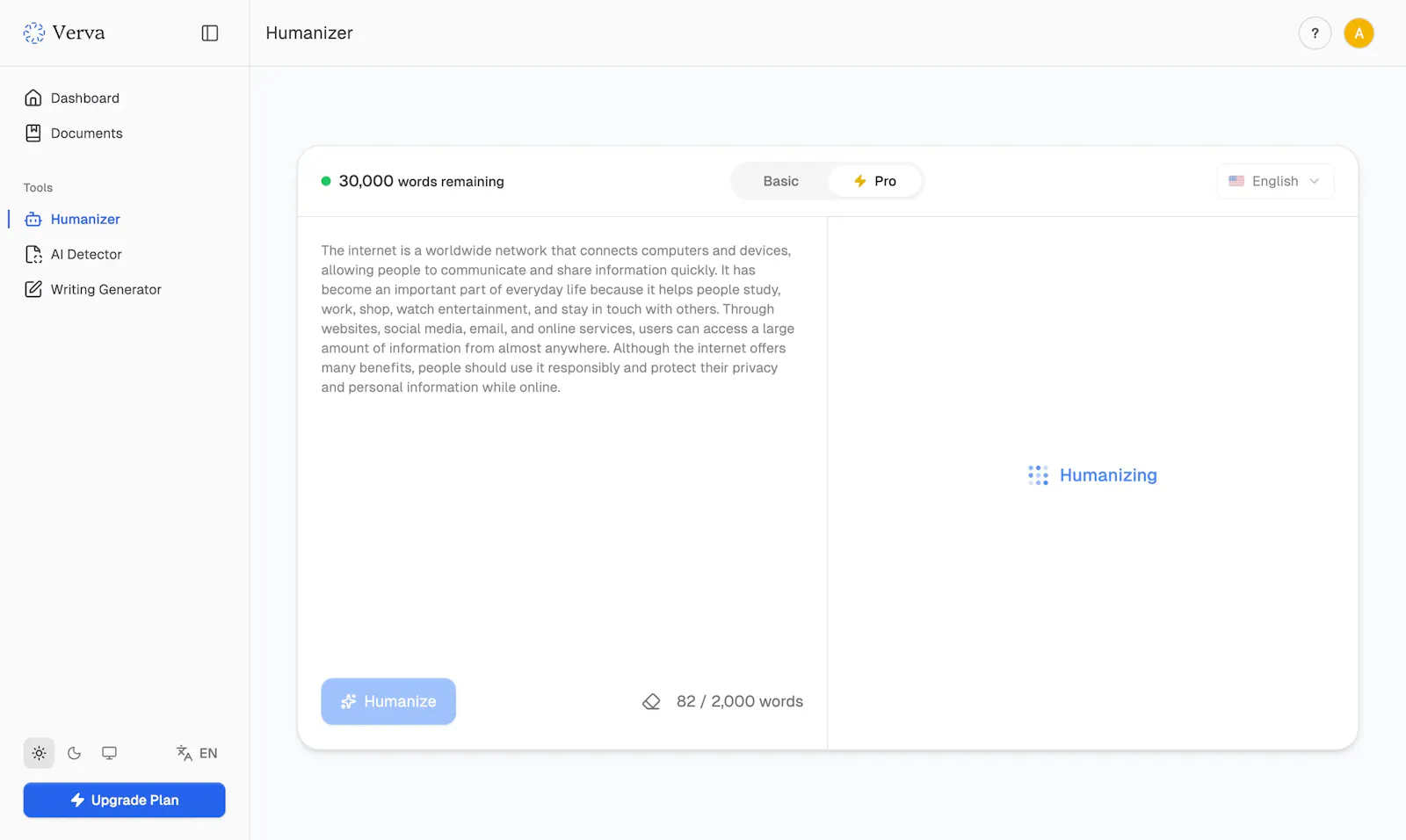 Verva screenshot 2