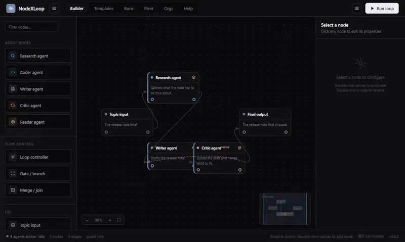 NodeXLoop — Agent Loop DevTools screenshot 3