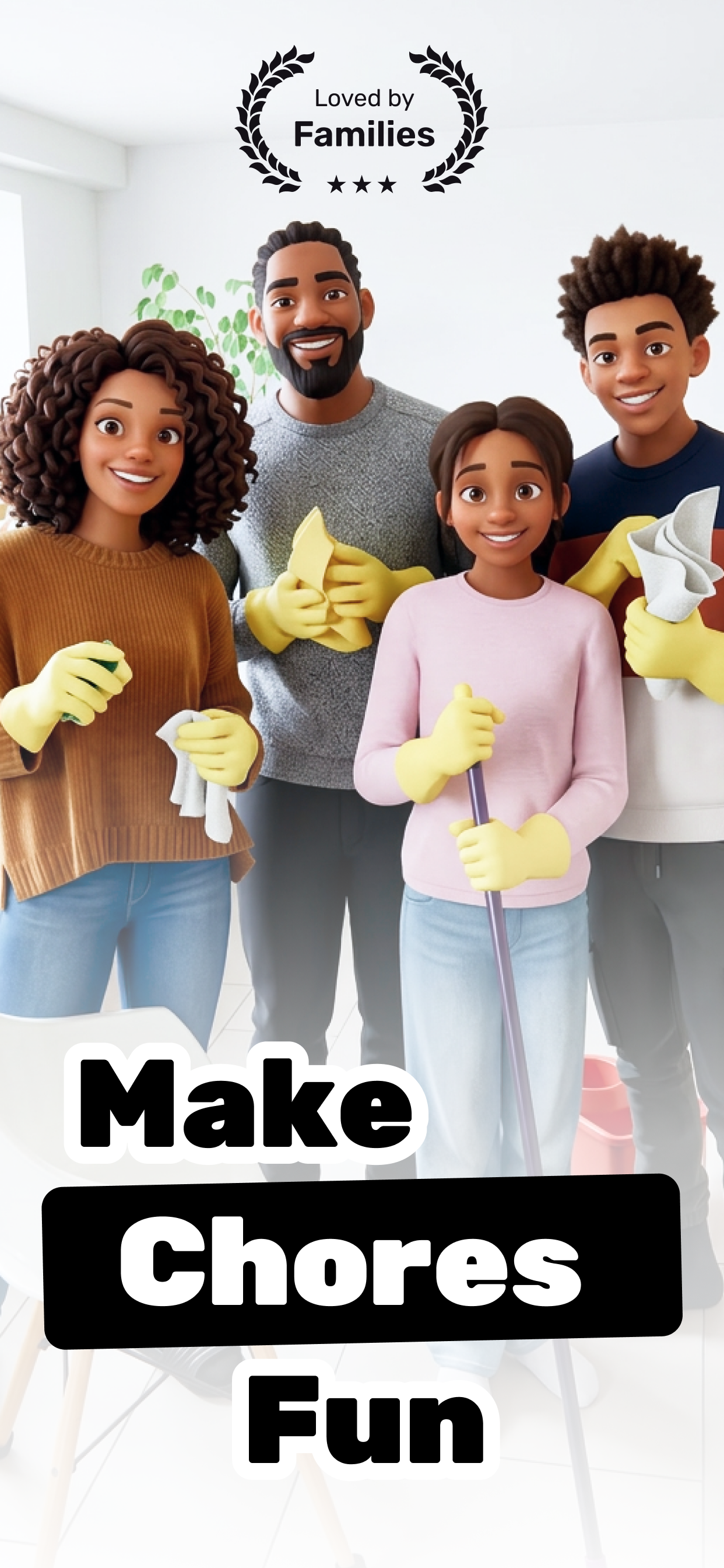 TidyLegend - Gamily Home Chores - Main product screenshot demonstrating key features and user interface