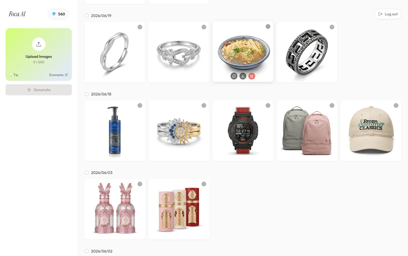 Foca AI - White BG E-commerce Images screenshot 1