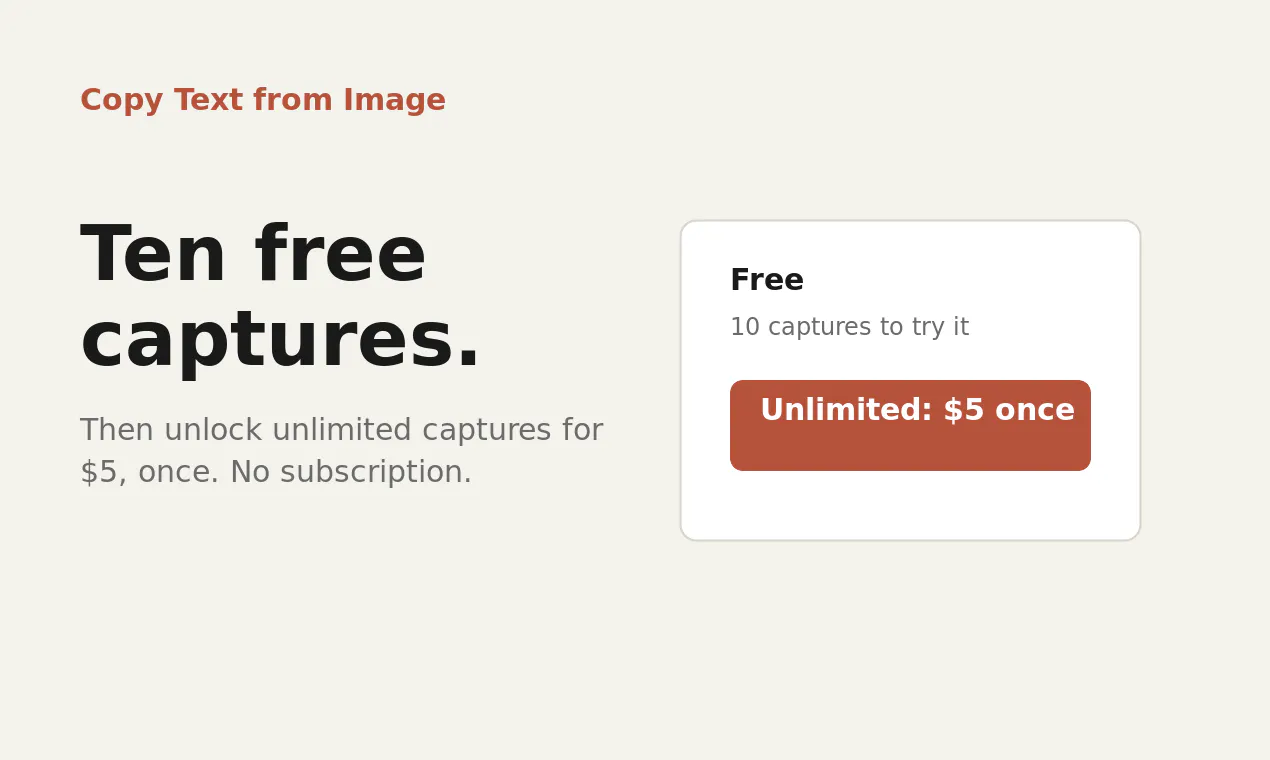 Copy Text from Image gallery image