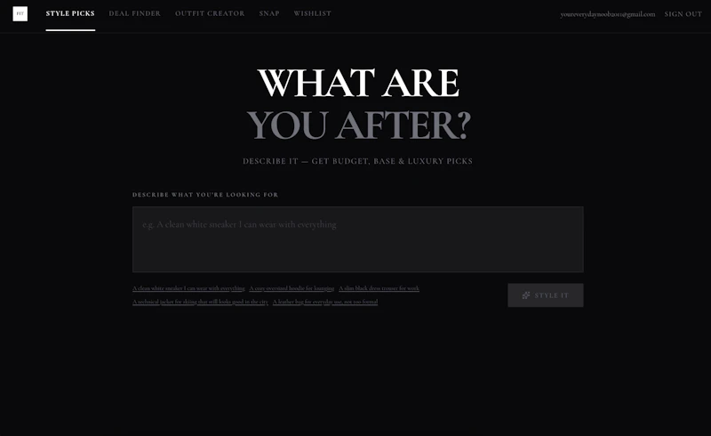 FITAI screenshot 1