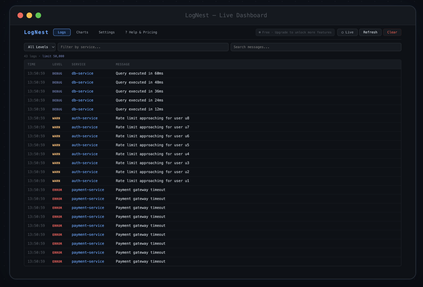 LogNest Local Log Analysis gallery image