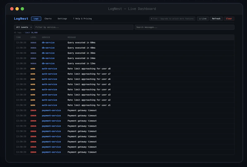 LogNest Local Log Analysis screenshot 1