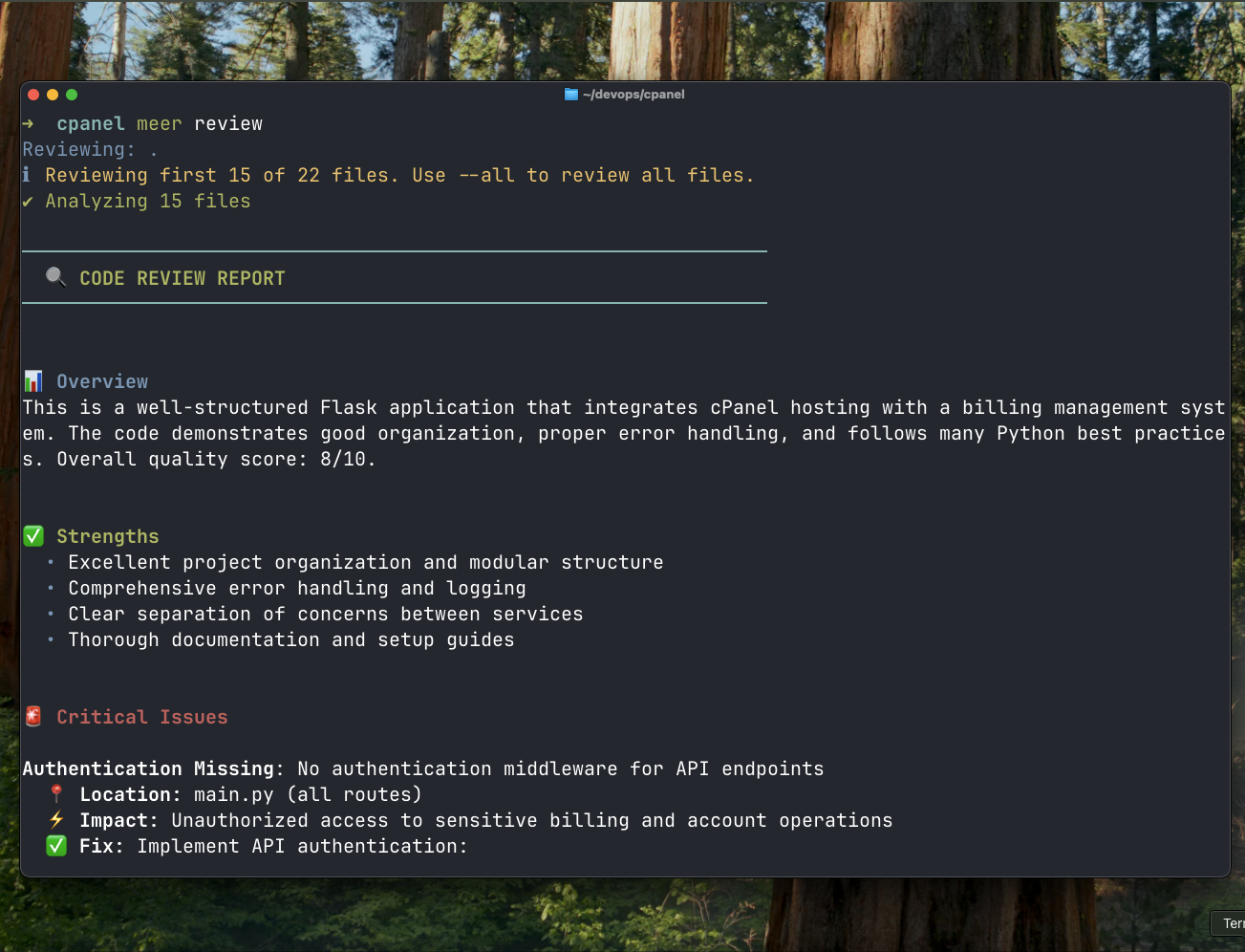 Meer CLI gallery image