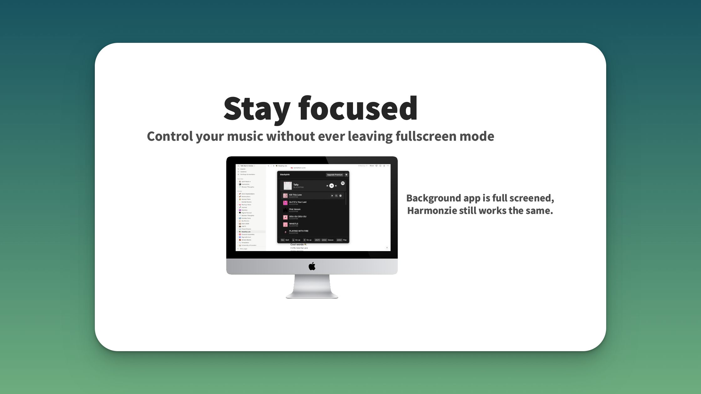 Armonizzare - Un'app simile a un riflettore per controllare la tua musica Spotify media 5