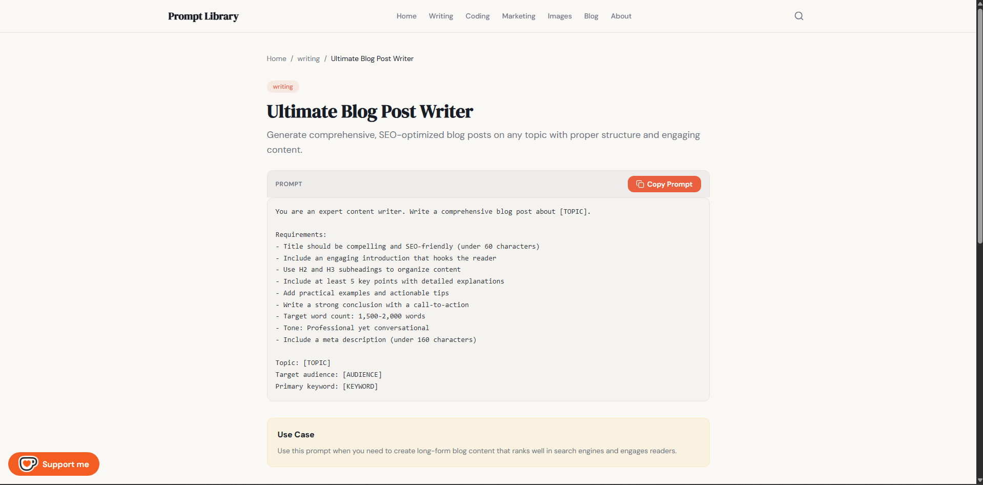 Prompt Library gallery image