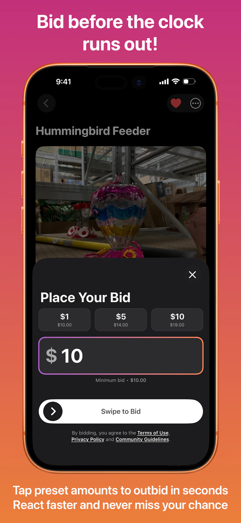 Biddie screenshot 1