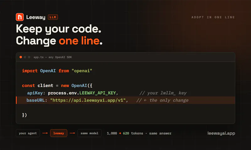 LeewayLLM screenshot 2