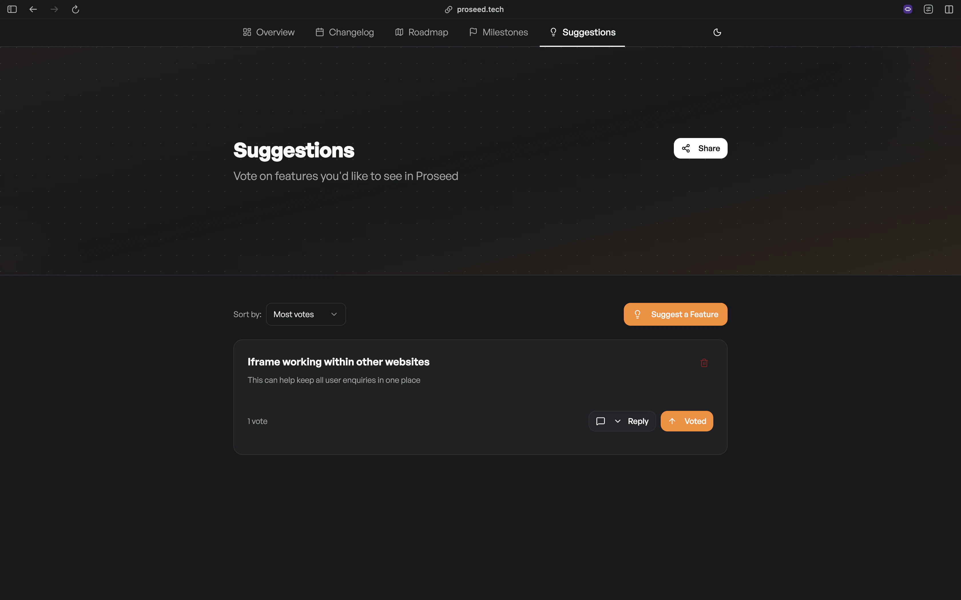 Proseed screenshot 6