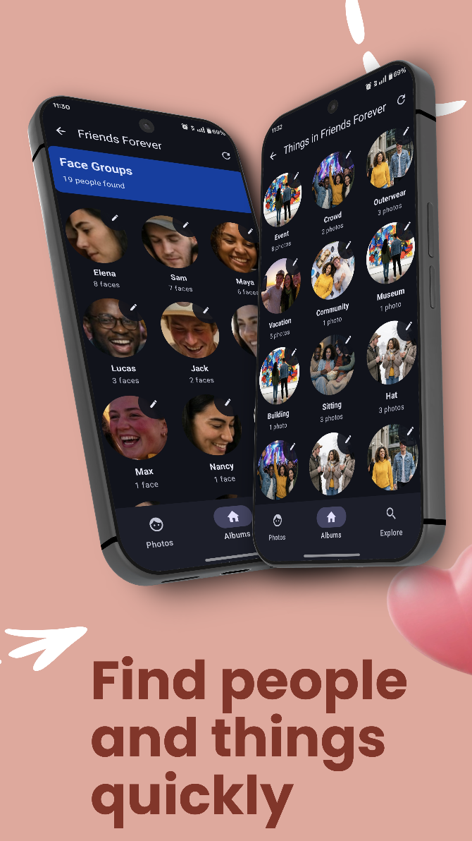 Face Gallery: On Device AI Photo Sorter gallery image