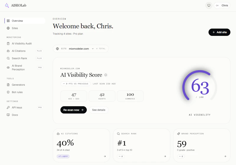 AI SEO Lab screenshot 1