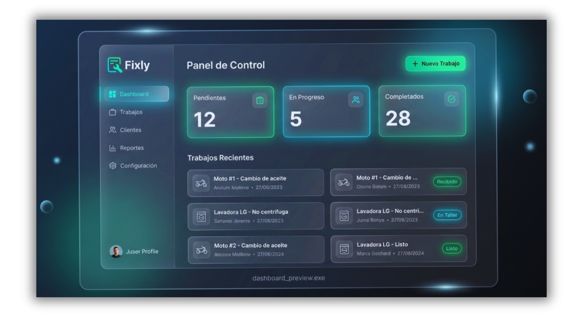 Fixly - Screenshot 2 showing product features and functionality
