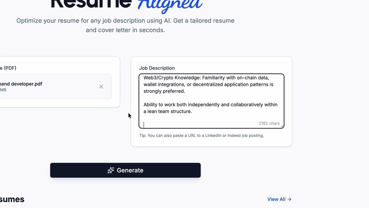 ResumeAligned gallery image