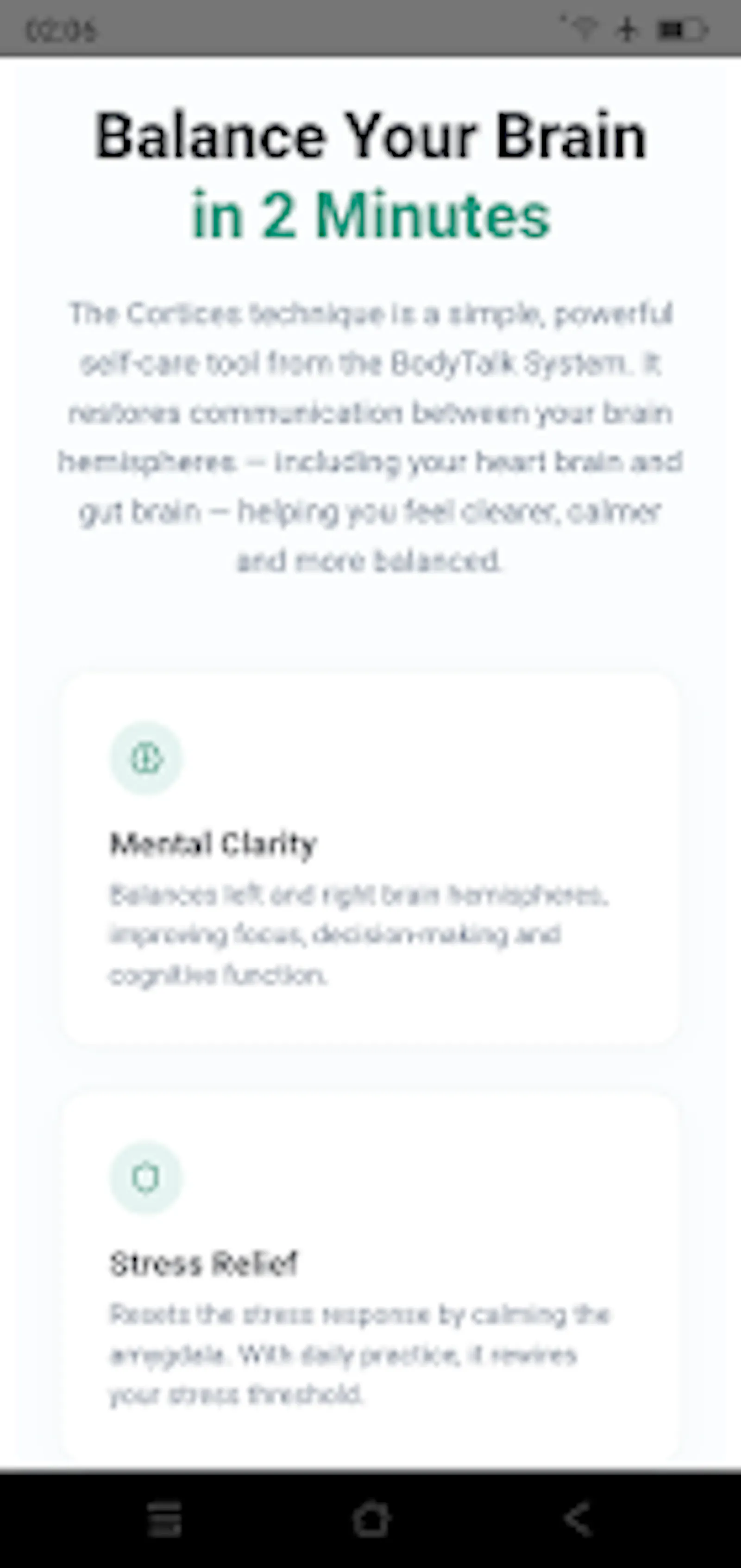 Cortices:Stress Relief & Focus screenshot 2