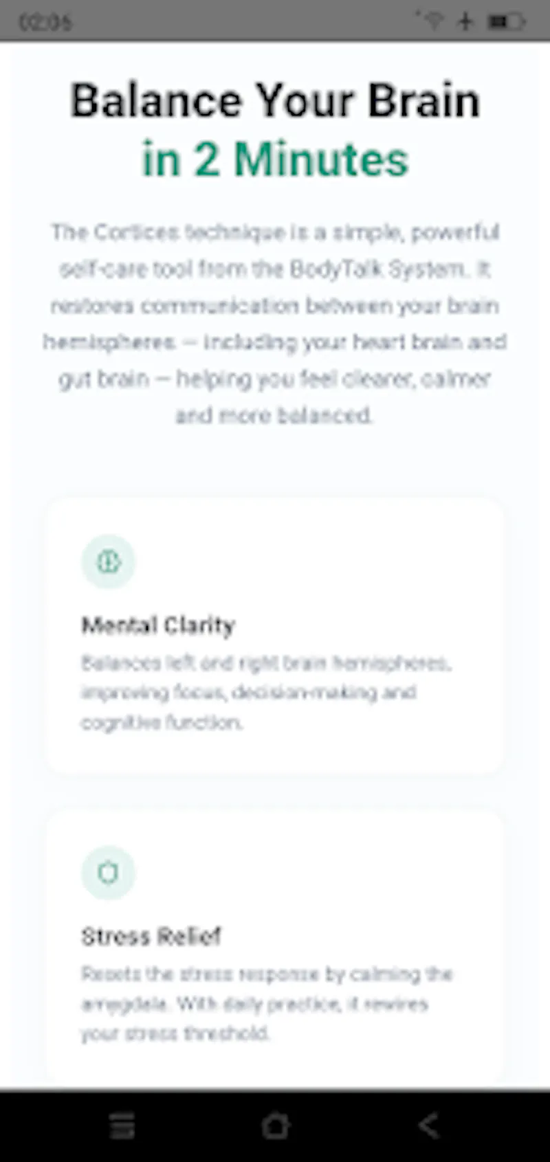 Cortices:Stress Relief & Focus screenshot 2