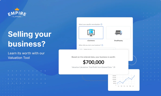 Média Empire Flippers Shopify Valuation App 2