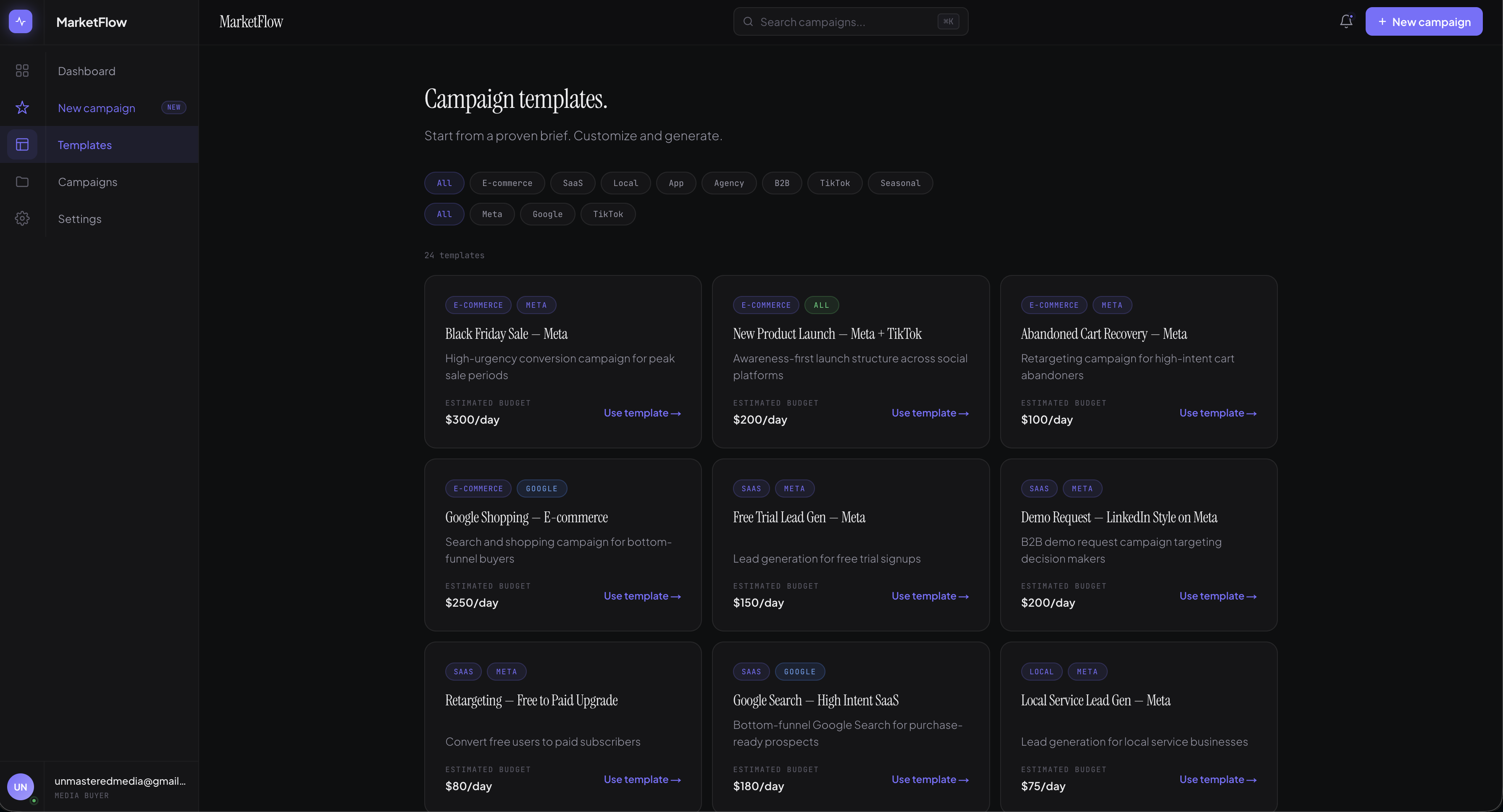 MarketFlow — AI Campaign Co-pilot gallery image
