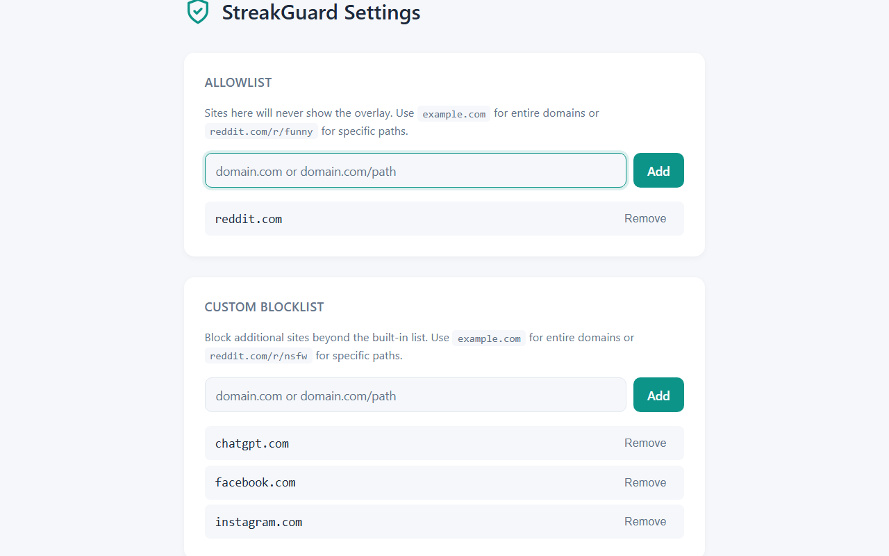 StreakGuard gallery image