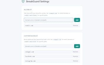 StreakGuard gallery image