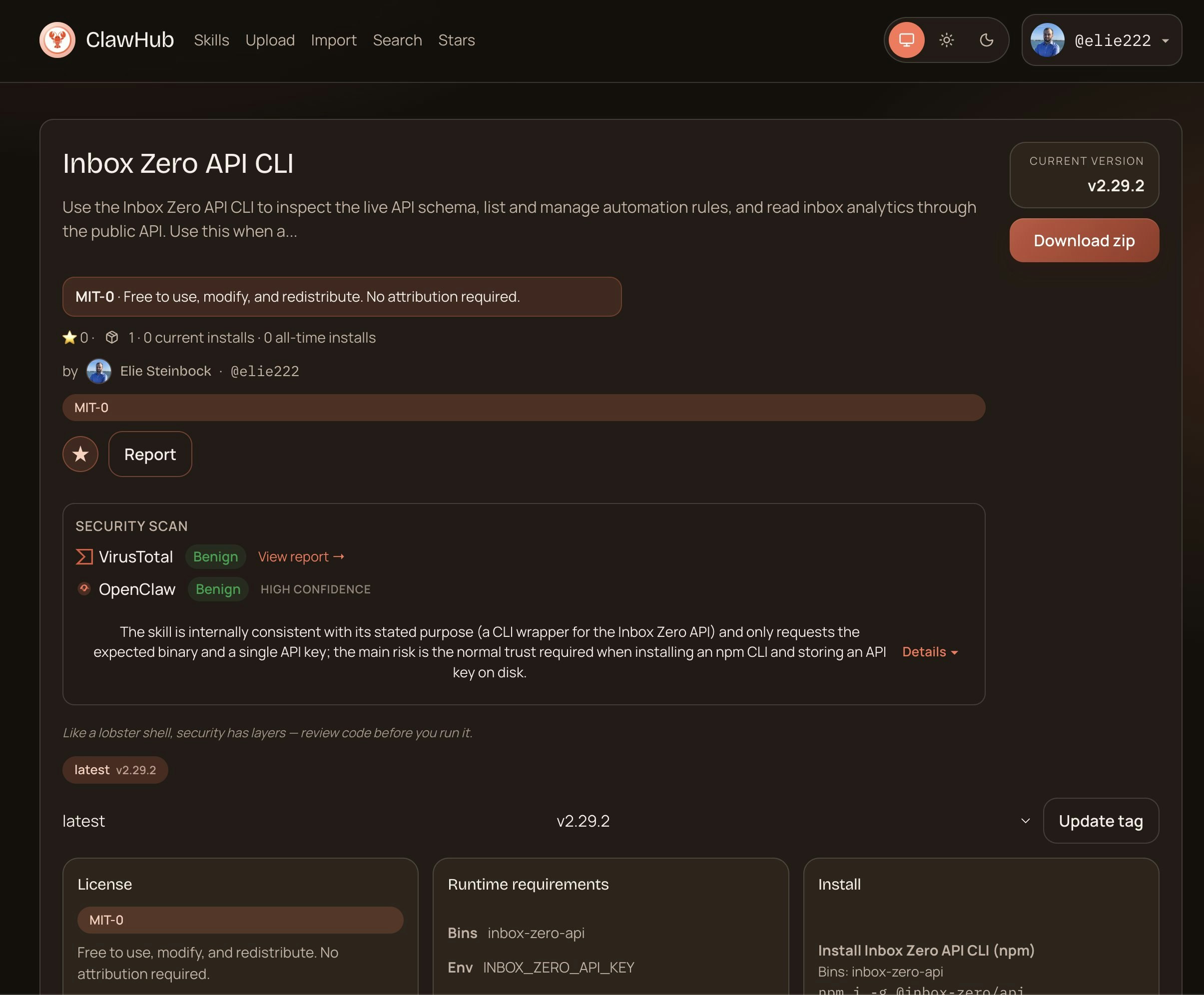 ClawHub gallery image