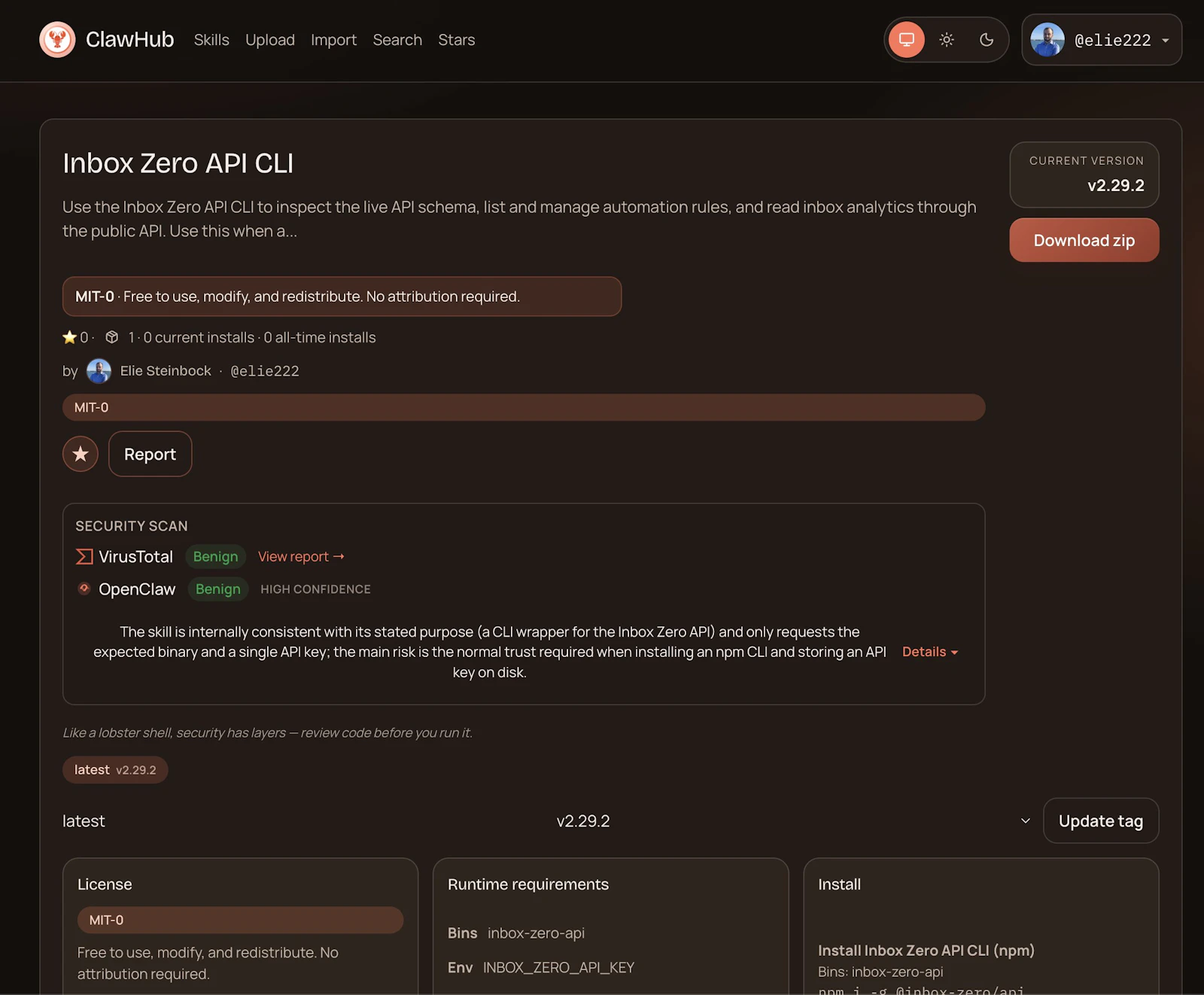 ClawHub screenshot 3