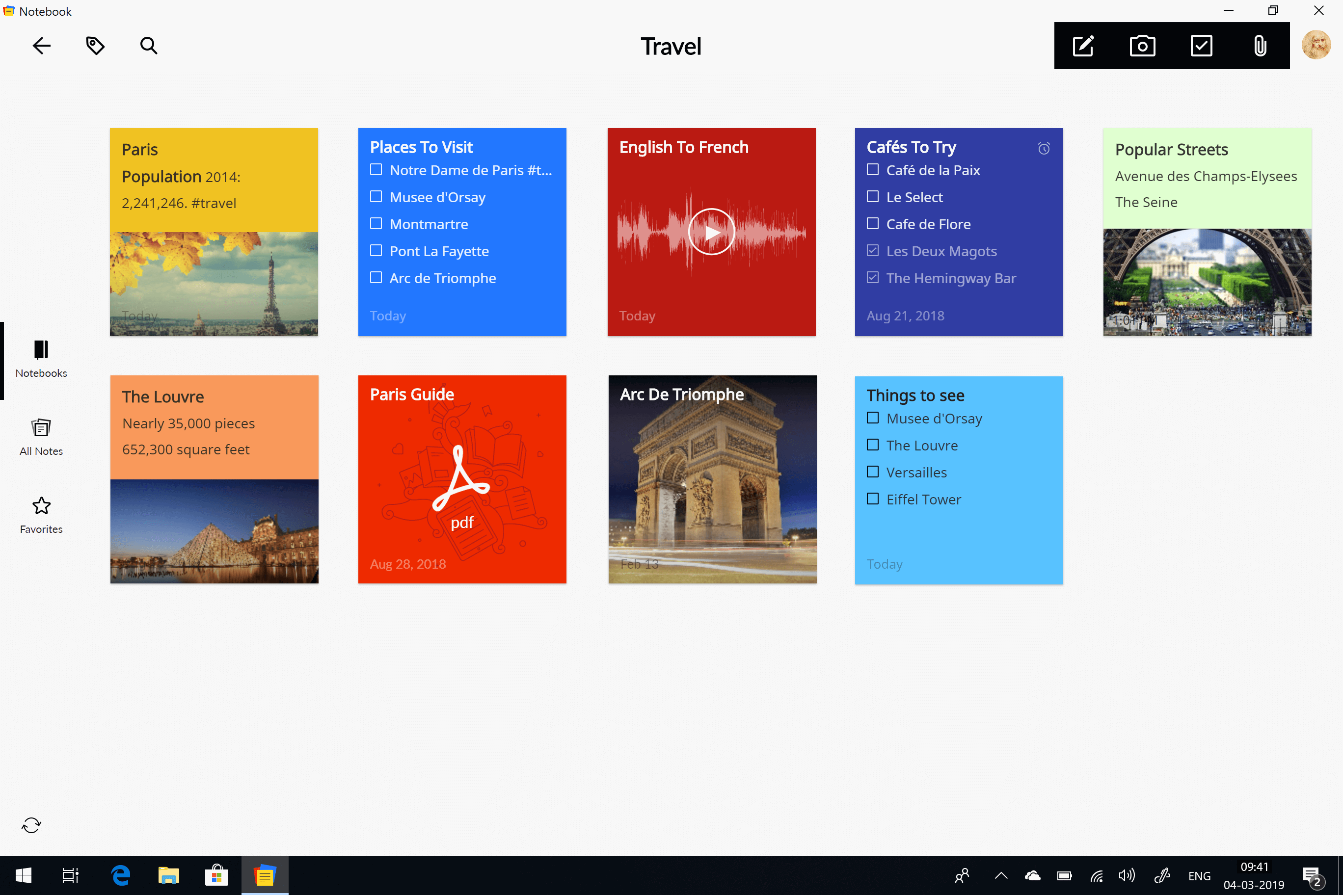 Zoho Notebook Image