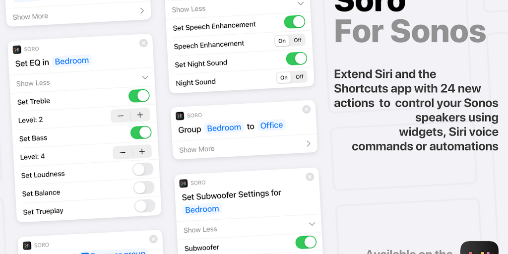 Illustrer benzin orientering Soro - Control Sonos with Siri shortcuts