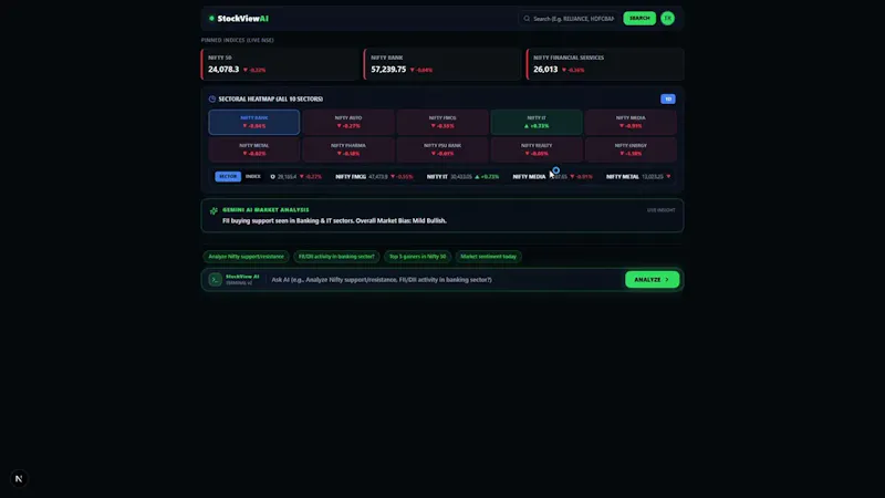 StockViewAI screenshot 1 (video preview)