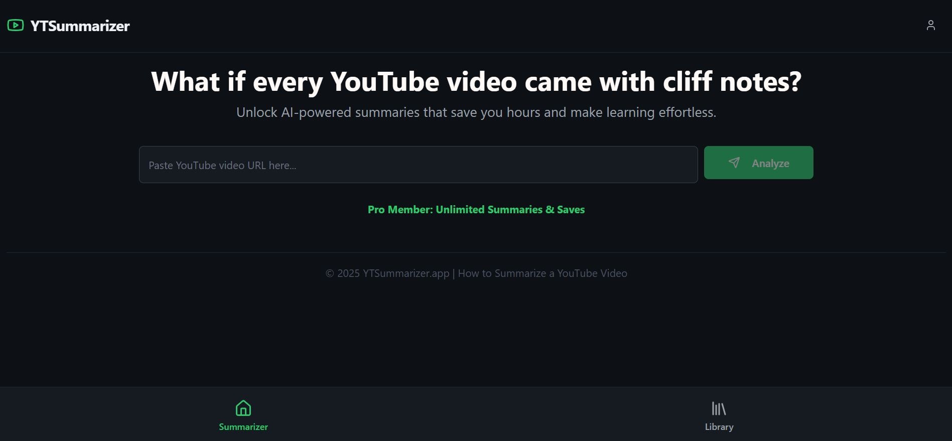 YTSummarizer logo