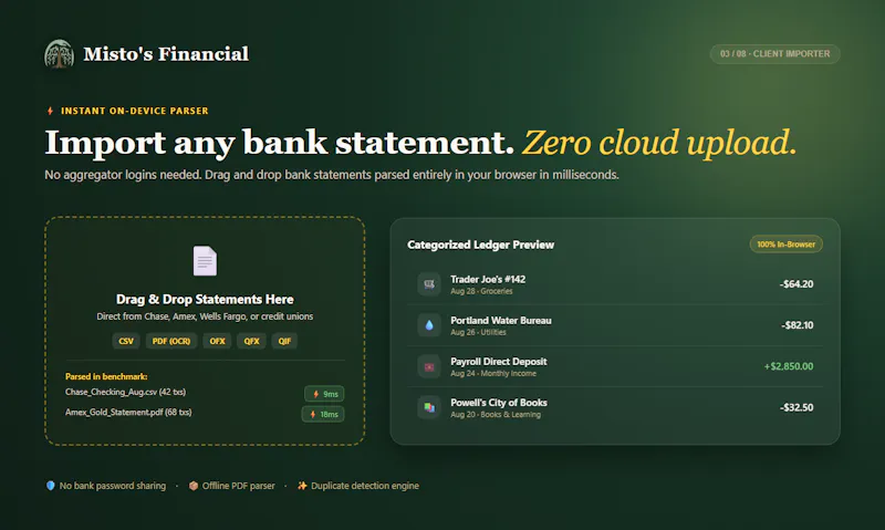 Misto's Financial screenshot 3