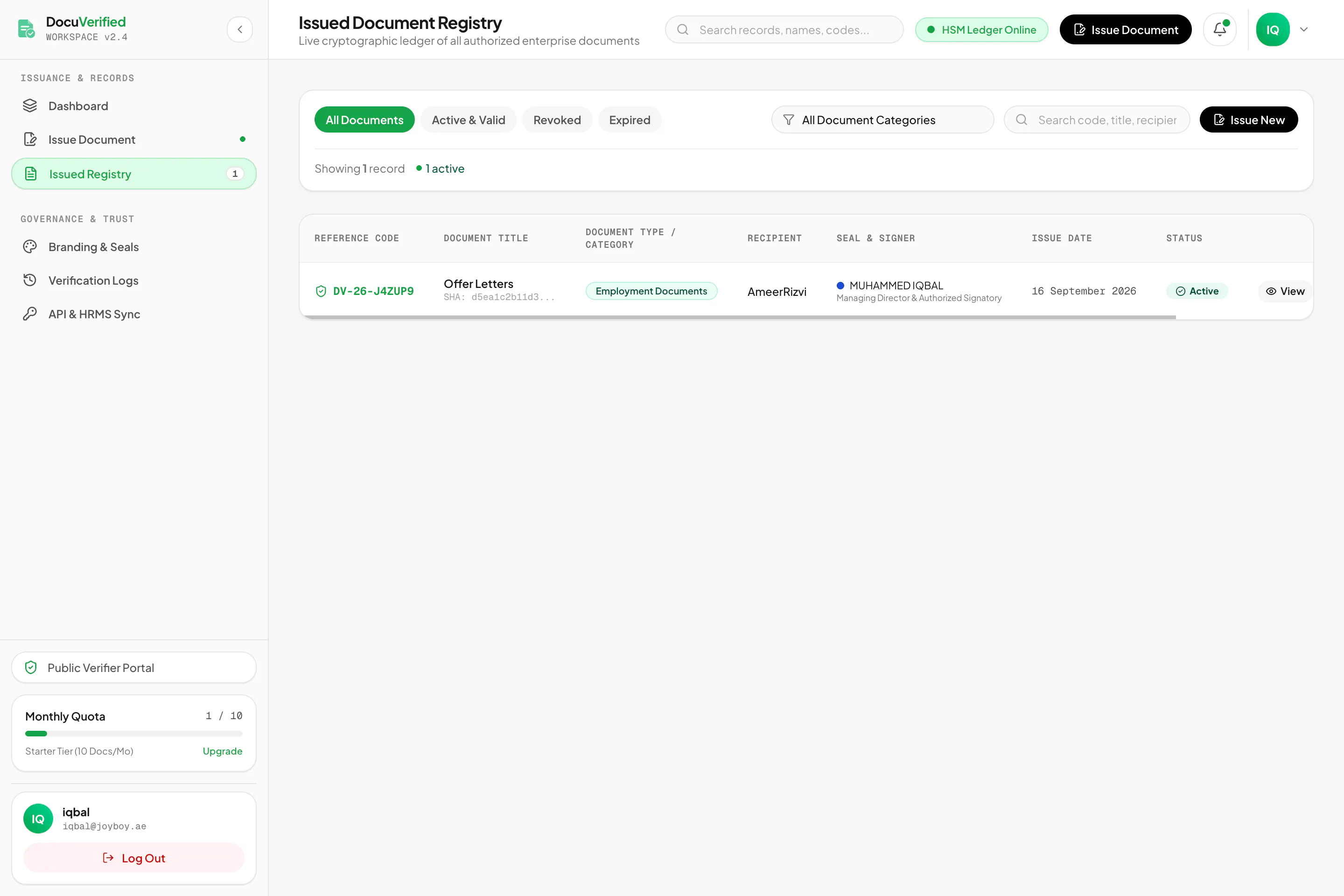 DocuVerified gallery image