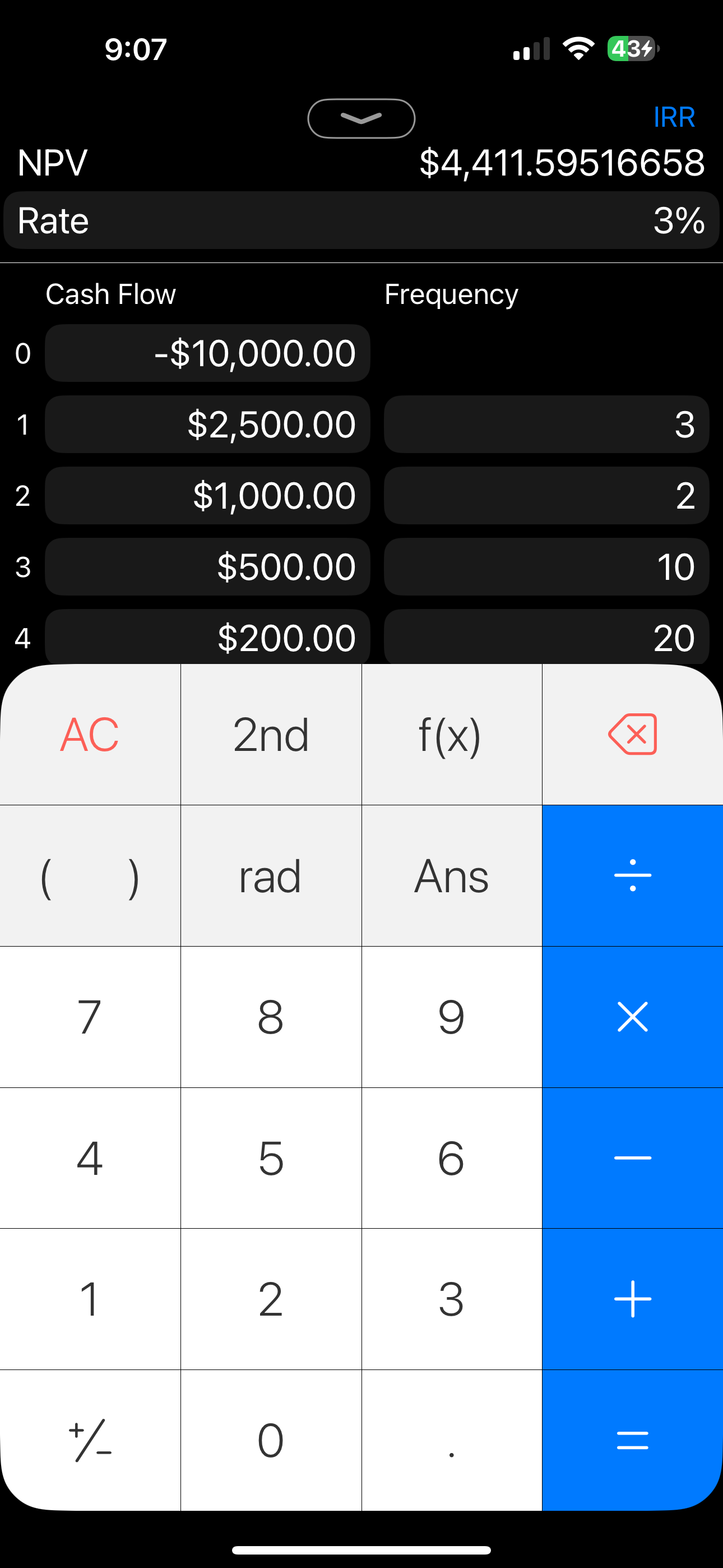 Média Calculatrice ICACC et solveur mathématique 1