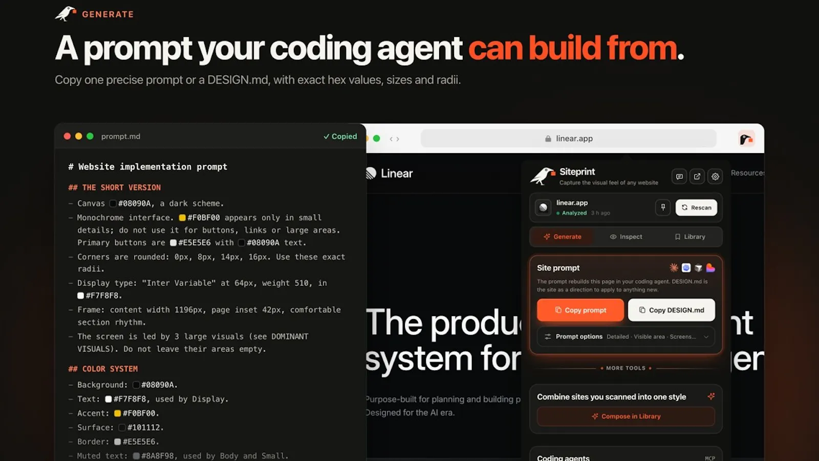 Siteprint screenshot 1 (video preview)