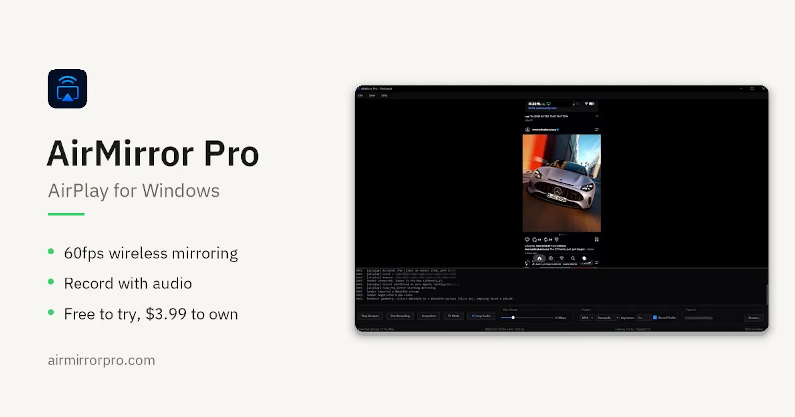 AirMirror Pro screenshot 1