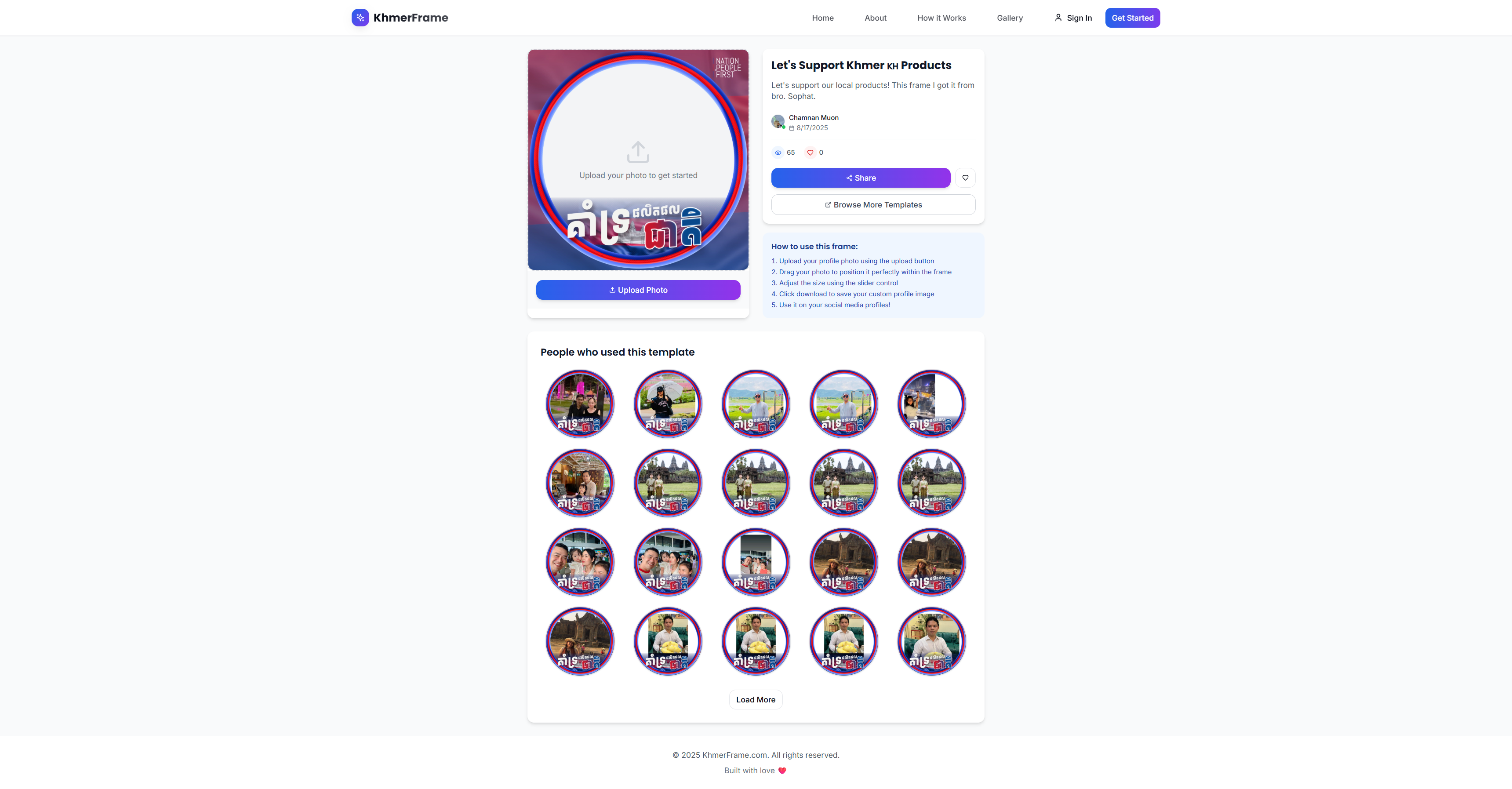 KhmerFrame.com - Social profile builder media 3