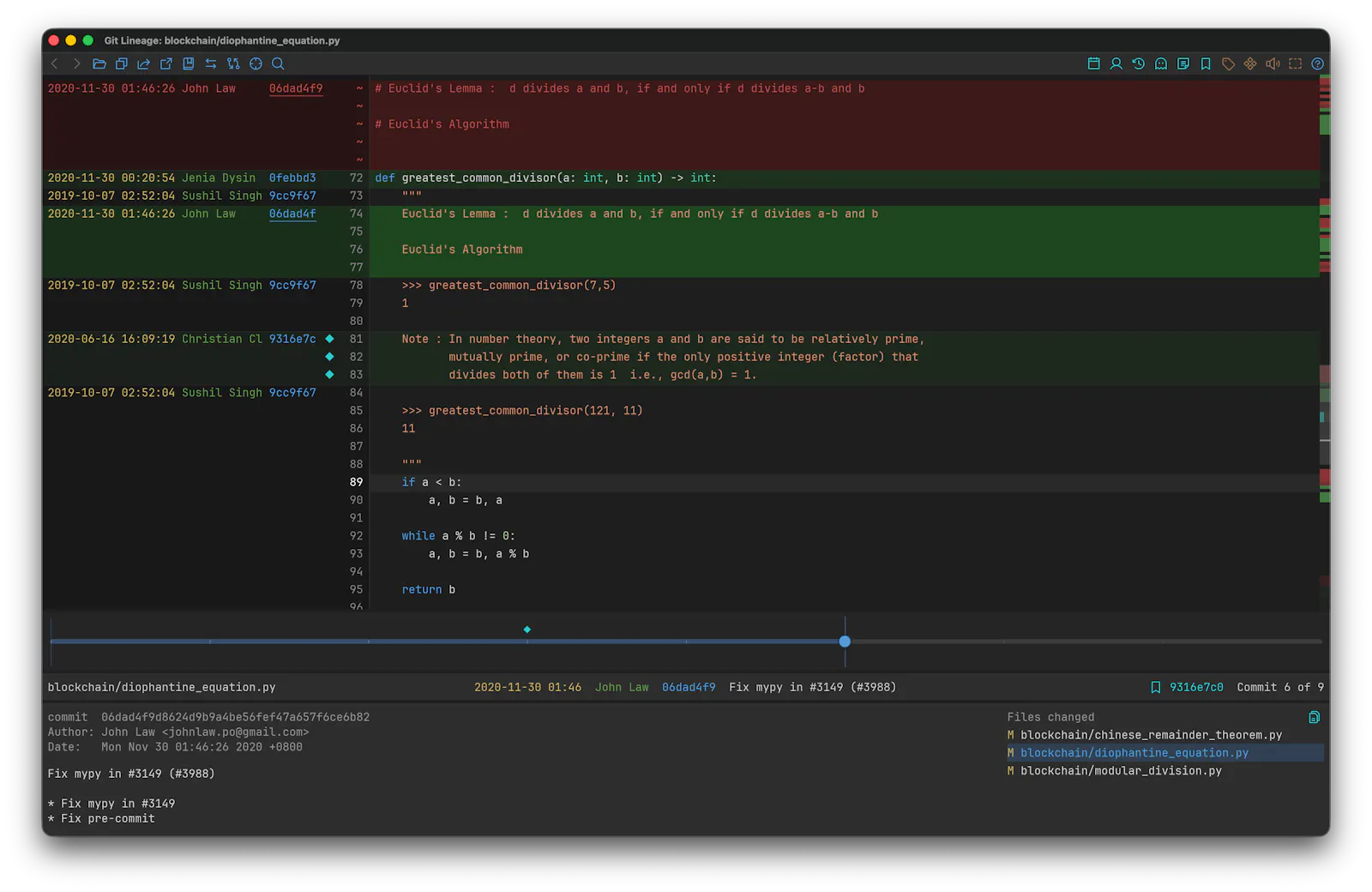 Git Lineage screenshot 3