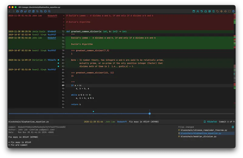 Git Lineage screenshot 3