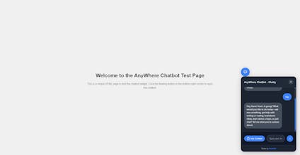 Anywhere ChatBot - Chatty gallery image