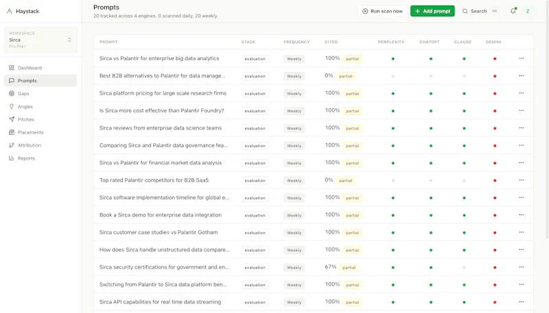 Haystack screenshot 3