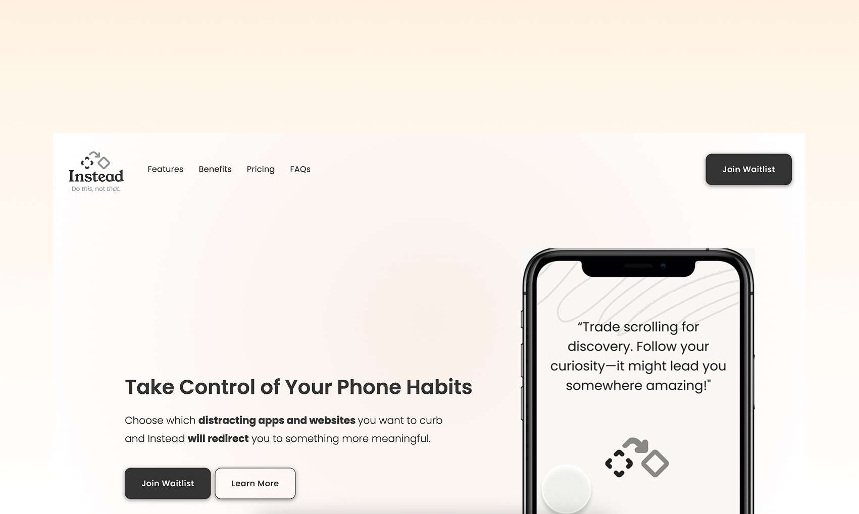 Instead App: Redirect Your Attention - Redirect distractions into mindful choices that matter media 5