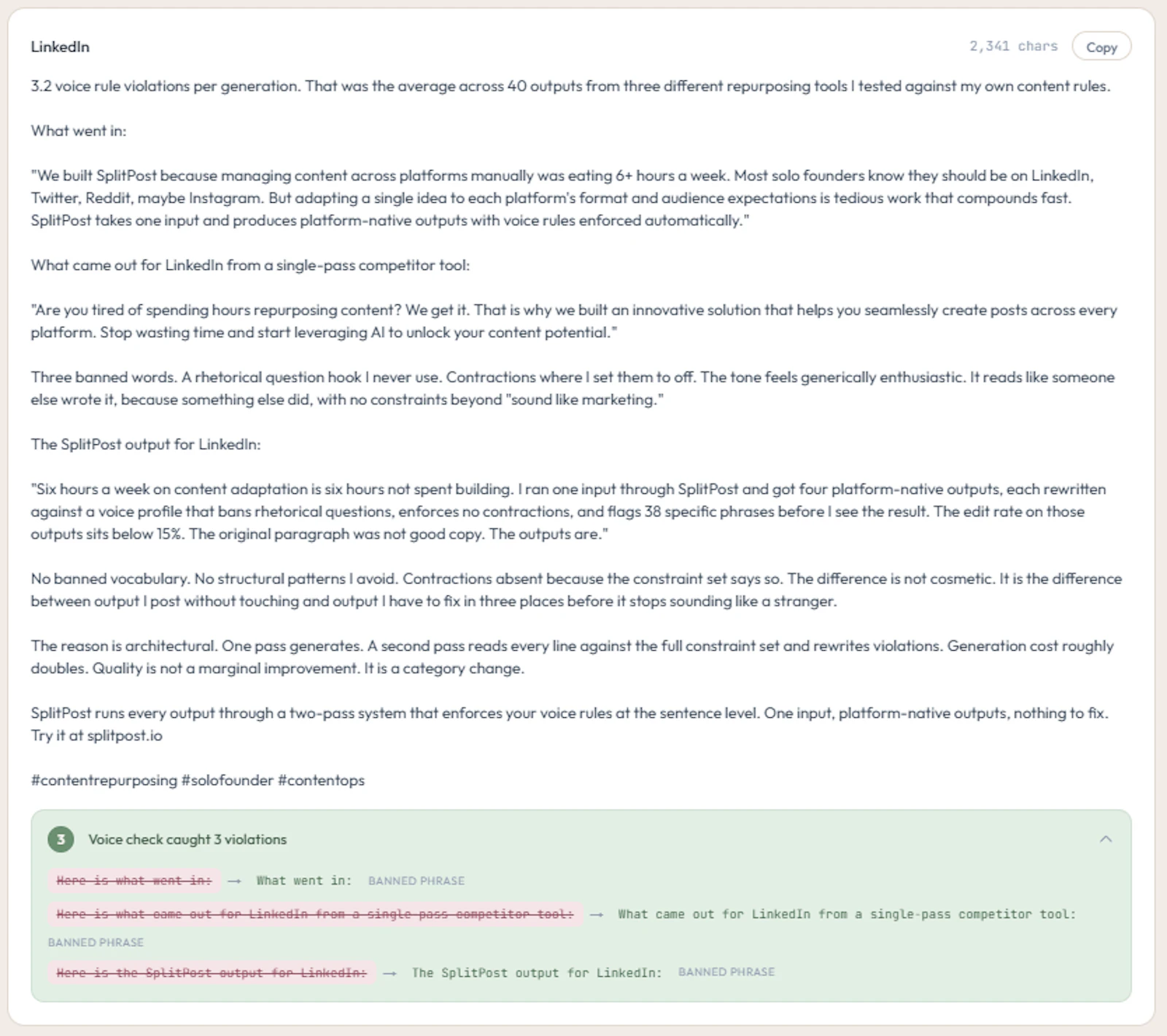 Split Post screenshot 7