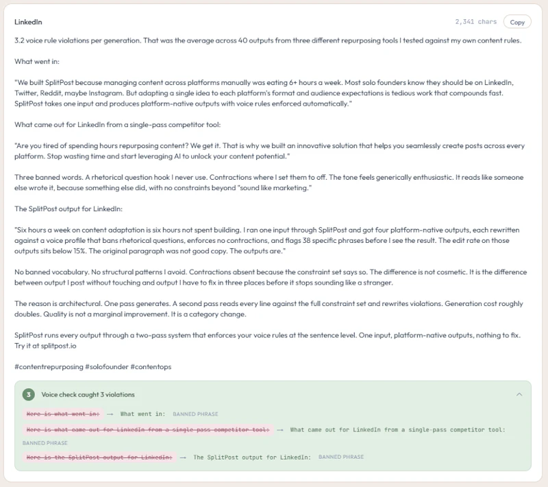 Split Post screenshot 7
