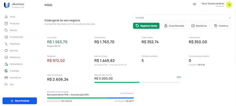 uBusiness screenshot 1