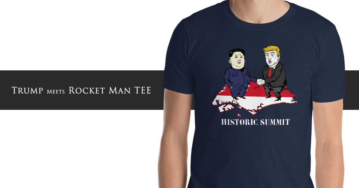 Trump Meets Rocket Man Shirt gallery image