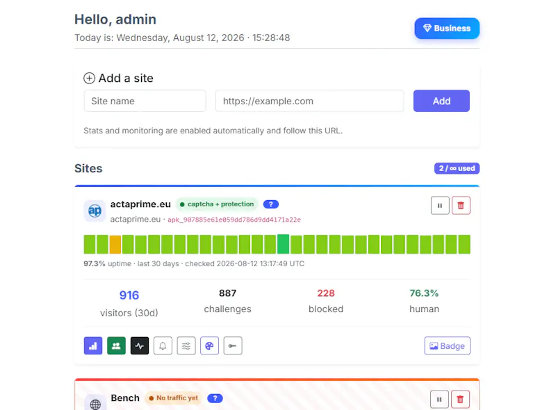 Actaprime screenshot 1