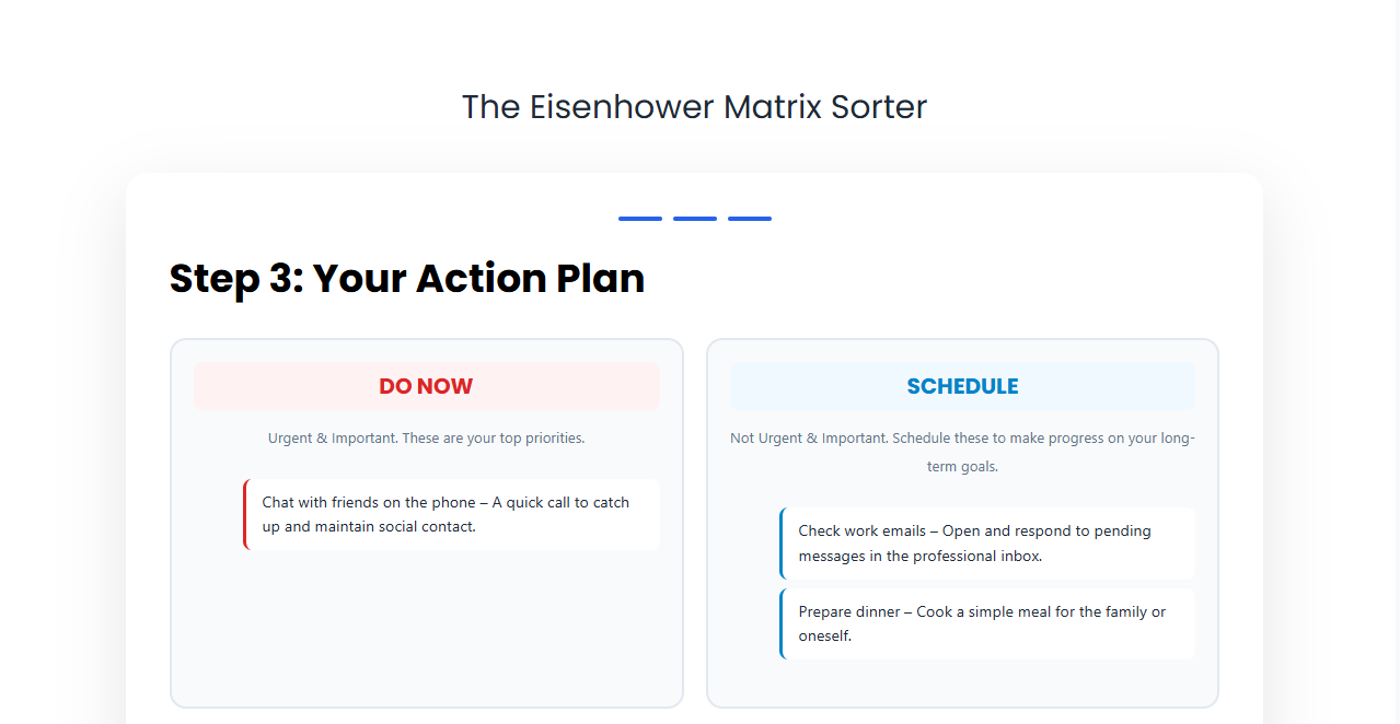 Eisenhower Matrix Sorter - Geef prioriteit aan uw takenlijst in 60 seconden media 8