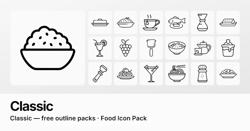 Food Icons - free & premium packs screenshot 2