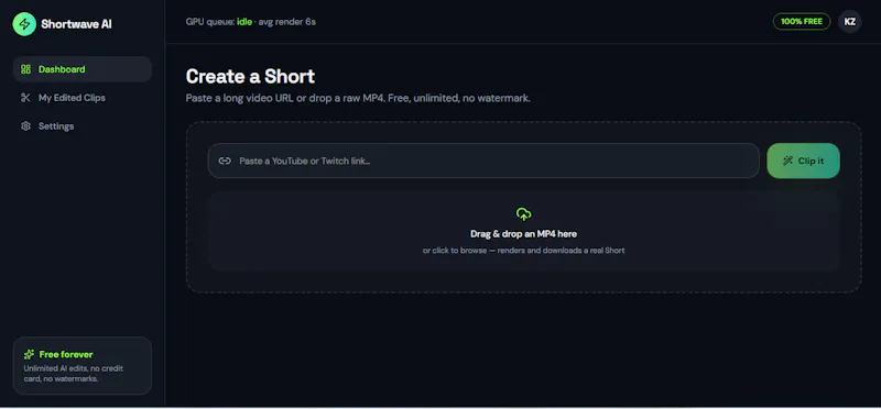 ShortWave — AI Video Assistant  screenshot 1