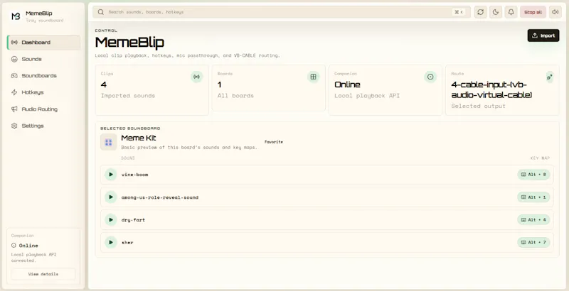 MemeBlip — Soundboard for Chaos screenshot 3